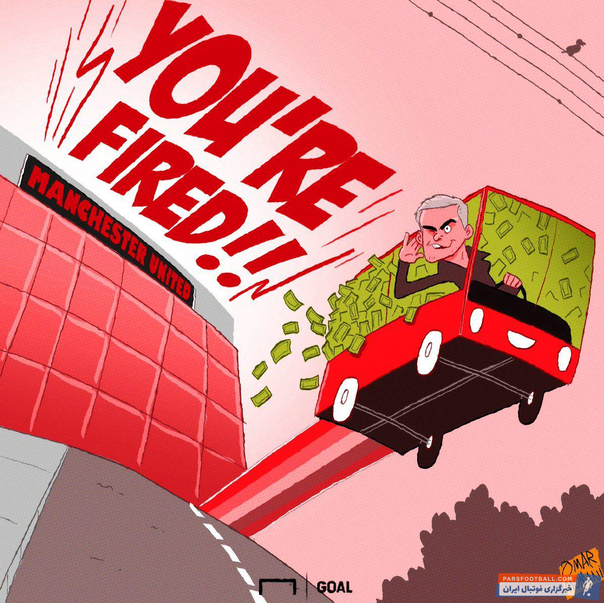 غرامت 22.3 میلیون یورویی مورینیو از منچستریونایتد