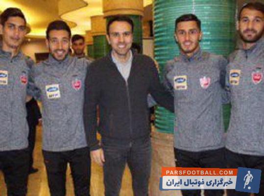 معارفه محسن خلیلی در جمع پرسپولیسی ها در هتل اوین