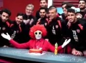 جشن تولد ویژه پرسپولیسی ها برای سید جلال حسینی با حضور برانکو