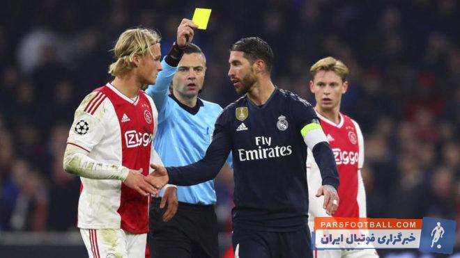 راموس ؛ محرومیت اضافه برای سرخیو راموس به خاطر دریافت کارت زرد عمدی