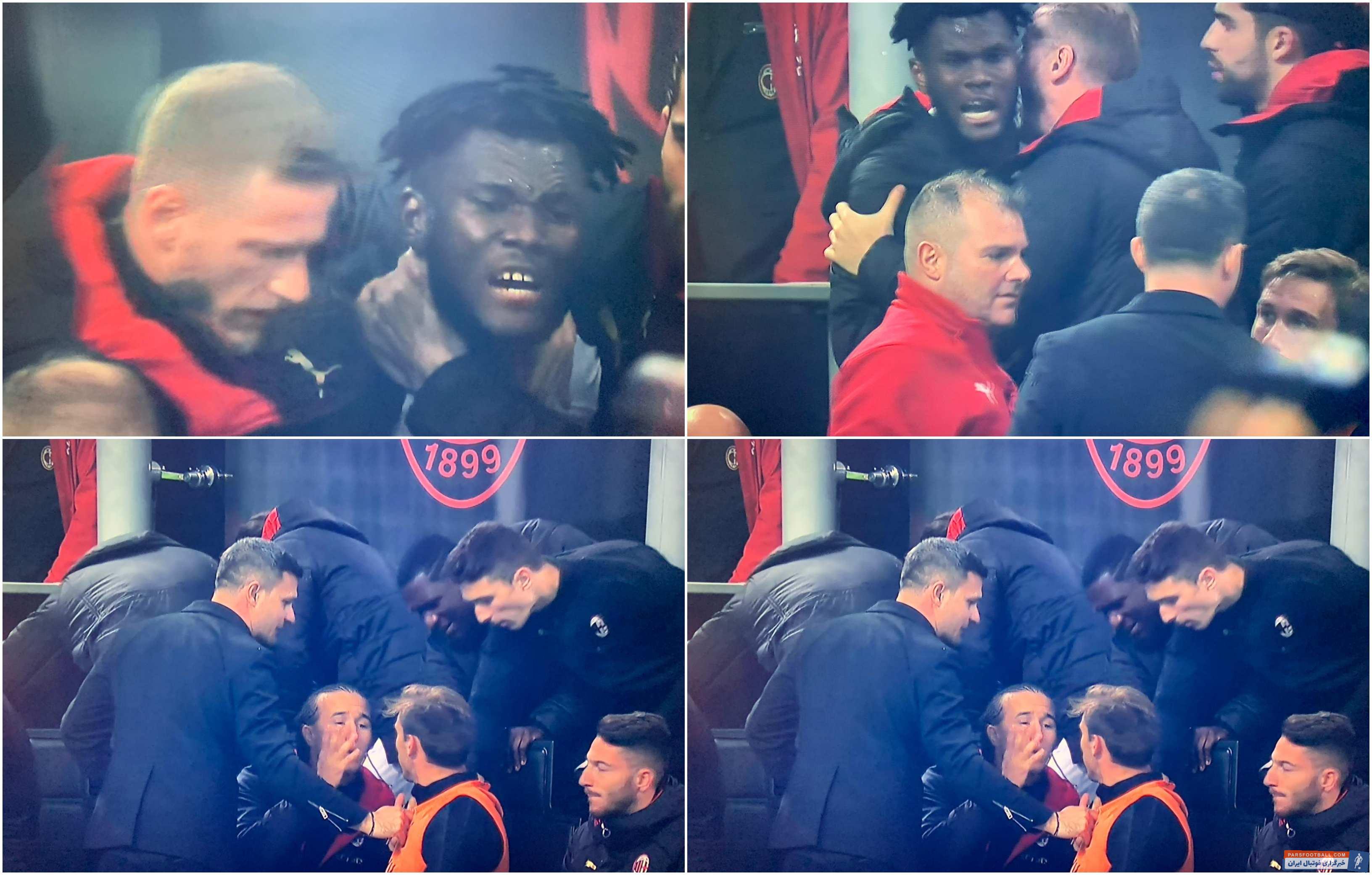 لوکاس بیلیا با تجربه از فرانک کسیه می خواهد به هم تیمی خود کوترونه که به جای وی وارد میدان شده احترام بگذارد و همین موضوع باعث عصبانیت فرانک کسیه شد.