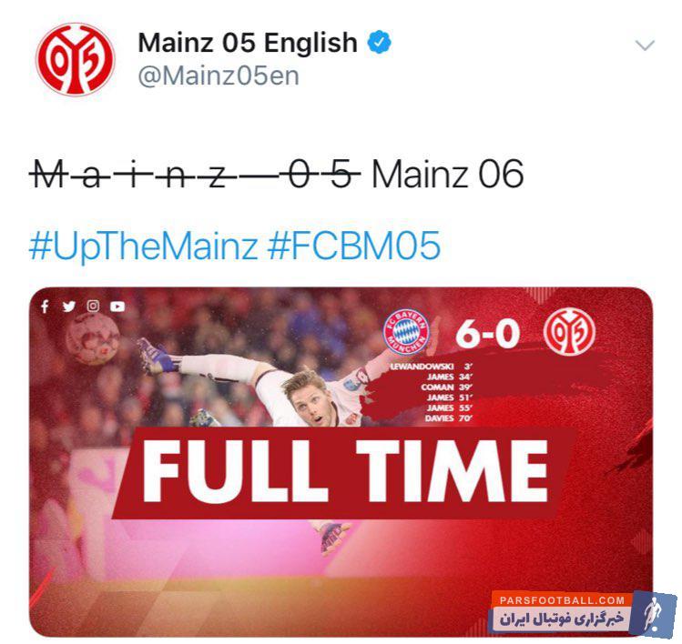 توئیتر باشگاه ماینتس