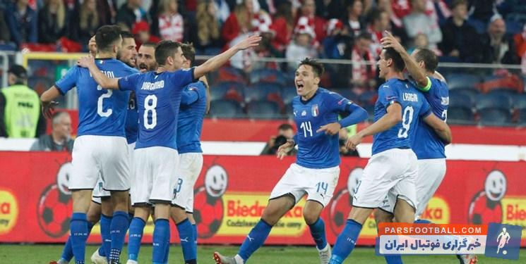 عکس تیمی ایتالیا با کت و شلوار رسمی