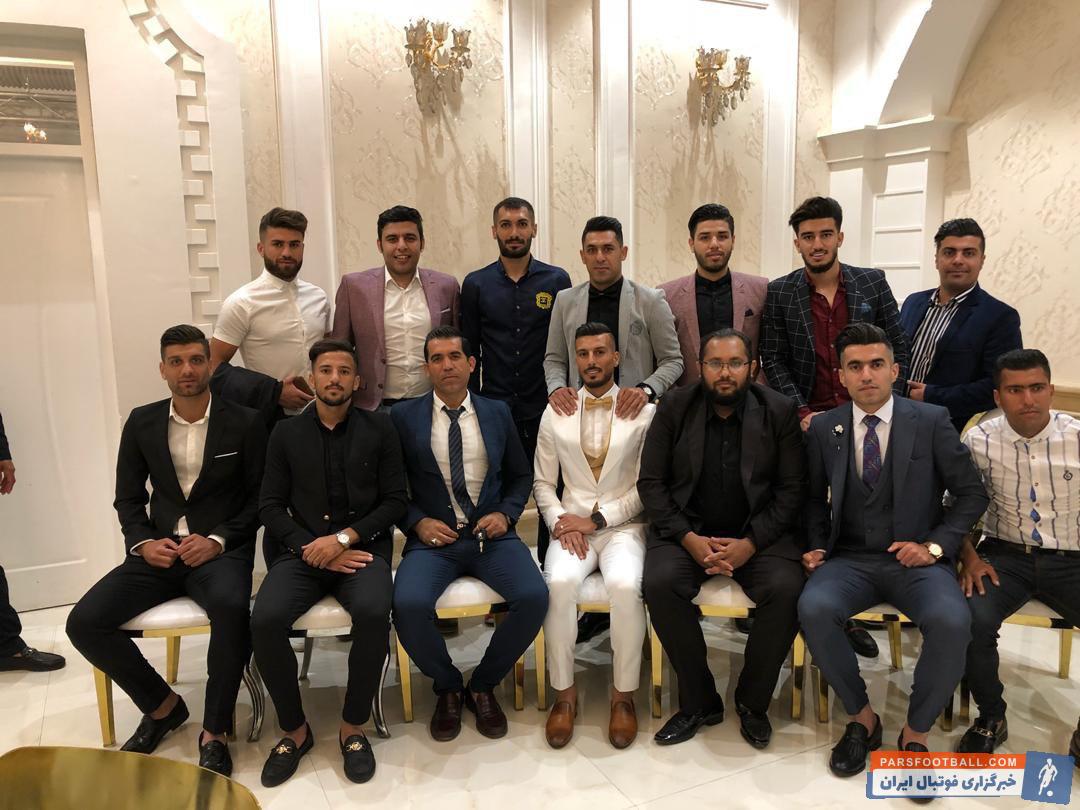 مراسم ازدواج فرزاد جعفری مدافع راست فولاد برگزار شد “پارس فوتبال" برای فرزاد جعفری با اخلاق خوزستانی آرزوی خوشبختی می کند.