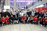 تیم ملی کشتی فرنگی ایران در رقابت های آسیایی به مقام قهرمانی رسید تصویری از بازگشت تیم ملی کشتی فرنگی ایران پس از قهرمانی در آسیا را می بینید.