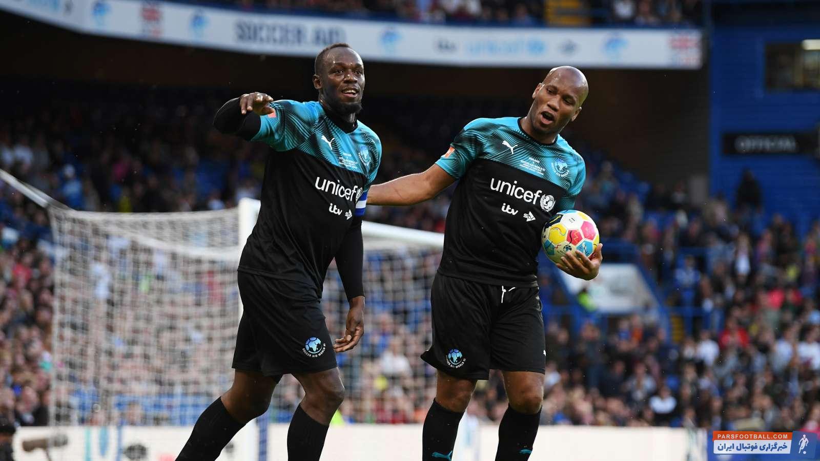 اوسین بولت با گلزنی در یک مسابقه فوتبال خیریه نشان داد دوران حضورش در یک باشگاه فوتبال استرالیایی بیفایده نبوده و شم گلزنی او را تقویت کرده است.