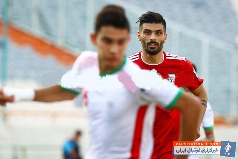 سعید آقایی در ترکیب تیم ایران به میدان رفت و در بیشتر دقایق با مهاجم جوانی درگیر بود که قرار است در لیگ امسال یکی از استعدادهای پرسپولیس باشد.