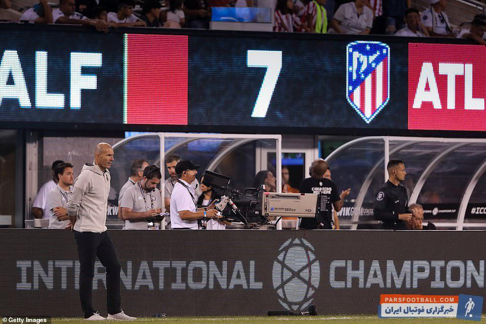 دربی تیم های زیدان و سیمئونه که حساسیت فوق العاده ای دارد، این بار در مسابقاتی ظاهرا دوستانه تکرار شد اما هیچ اِلمانی از دوستانه بودن در آن به چشم نمی خورد.