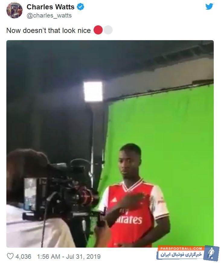 تصاویر نیکلاس پپه ستاره باشگاه لیل درحالیکه پیراهن این تیم را به تن دارد، پیش از معرفی رسمی او از سوی باشگاه آرسنال در شبکههای اجتماعی منتشر شد.