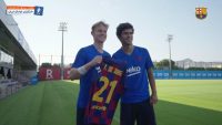 دی یونگ ؛ رونمایی از شماره پیراهن فرنکی دی یونگ خرید جدید باشگاه بارسلونا