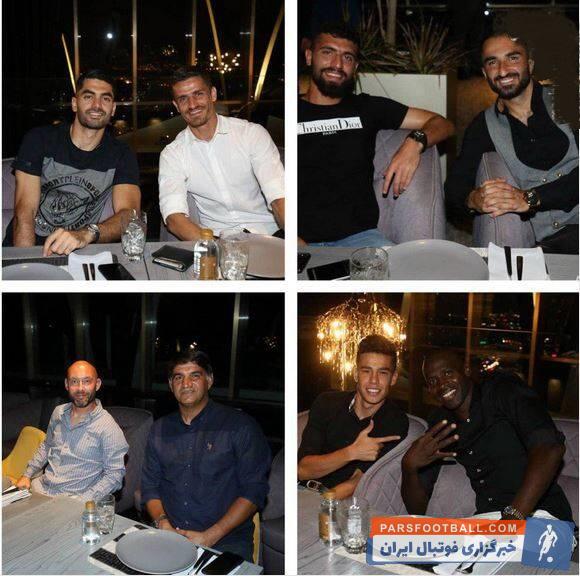 استراماچونی استقلالی ها را دعوت کرد تیم فوتبال استقلال دیشب در هتل اسپیناس در ضیافت شامی که استراماچونی ترتیب داده بود شرکت کردند.