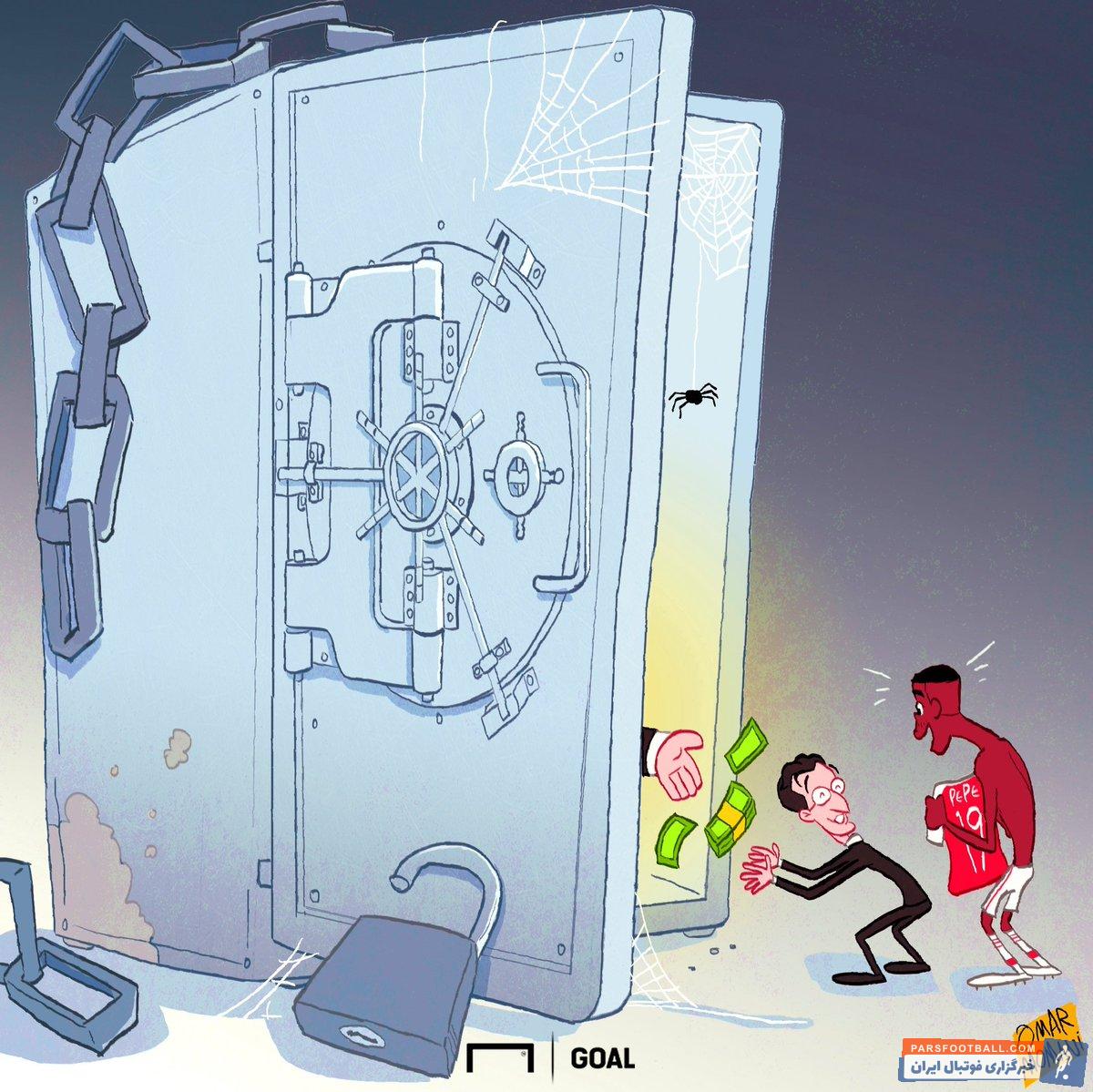 گفته میشد آرسنال ۴۵ میلیون پوند بودجه برای نیکولا پپه دارد در نهایت راضی شد ۷۲ میلیون پوند بپردازد تا نیکولا پپه گرانترین خرید تاریخ توپچیهای لندن شود.