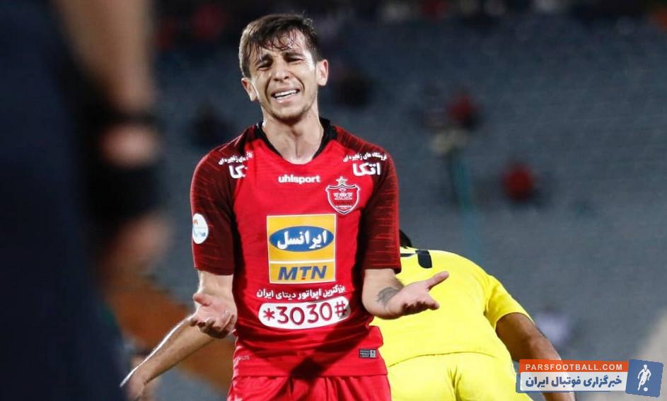 پرسپولیس ؛ مصدومیت فرشاد احمد زاده به خاطر آسیبدیدگی از ناحیه عضله دو قلو