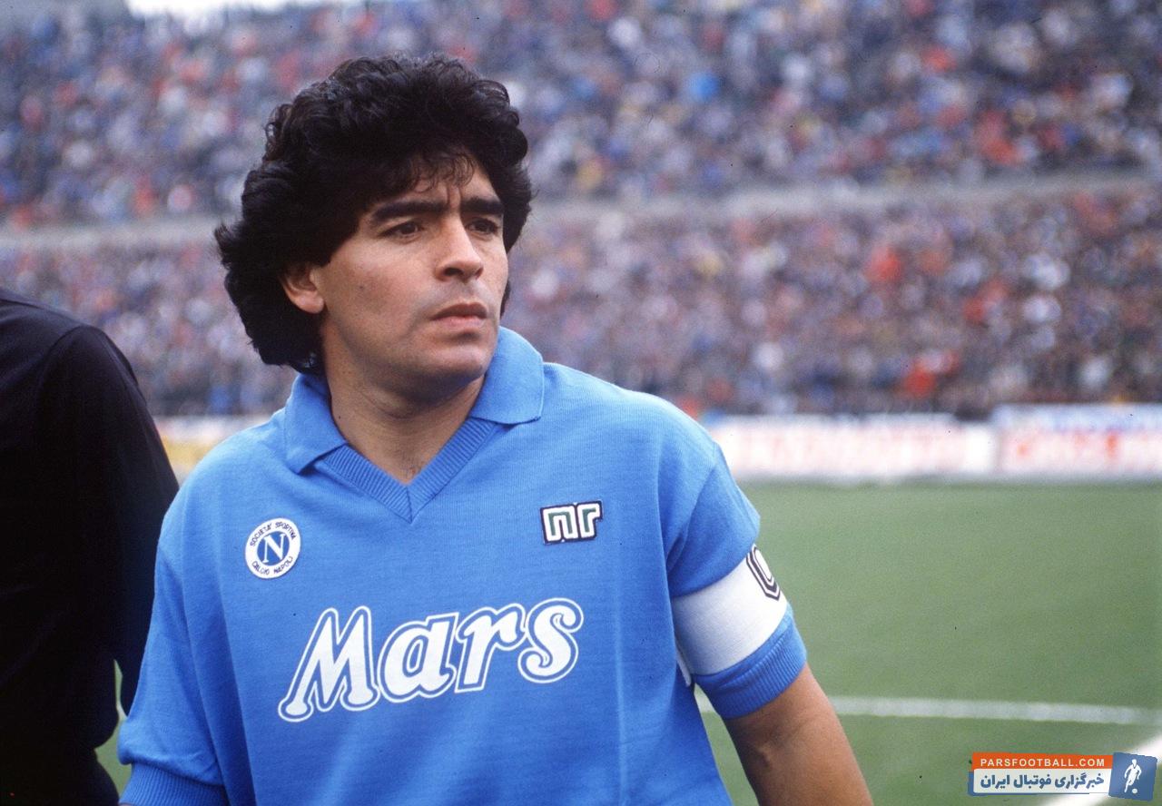 گل ها و مهارت های دیگو مارادونا اسطوره آرژانتینی فوتبال جهان در تیم ناپولی