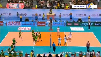 خلاصه بازی والیبال ایران 3-0 استرالیا قهرمانی آسیا 2019