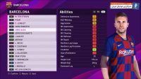 بررسی میزان قدرت بازیکنان بارسلونا در بازی pes2020