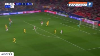 خلاصه بازی اسلاویا پراگ 1-2 بارسلونا لیگ قهرمانان اروپا