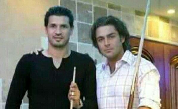 دایی ؛ تصویری از علی دایی در کنار محمدرضا گلزار ؛ خبرگزاری پارس فوتبال 