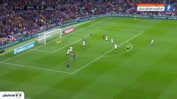 خلاصه بازی بارسلونا 4 - 0 سویا لالیگا اسپانیا 2019/2020