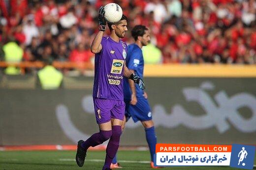 سید حسین حسینی به دنبال ثبت اولین کلین شیت در لیگ برتر