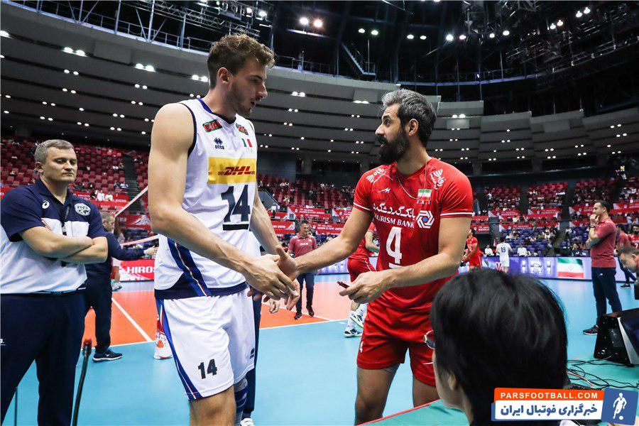 ایران ؛ شکست سه بر دو تیم ملی والیبال در دیدار برابر ایتالیا جام جهانی والیبال 2019 ژاپن