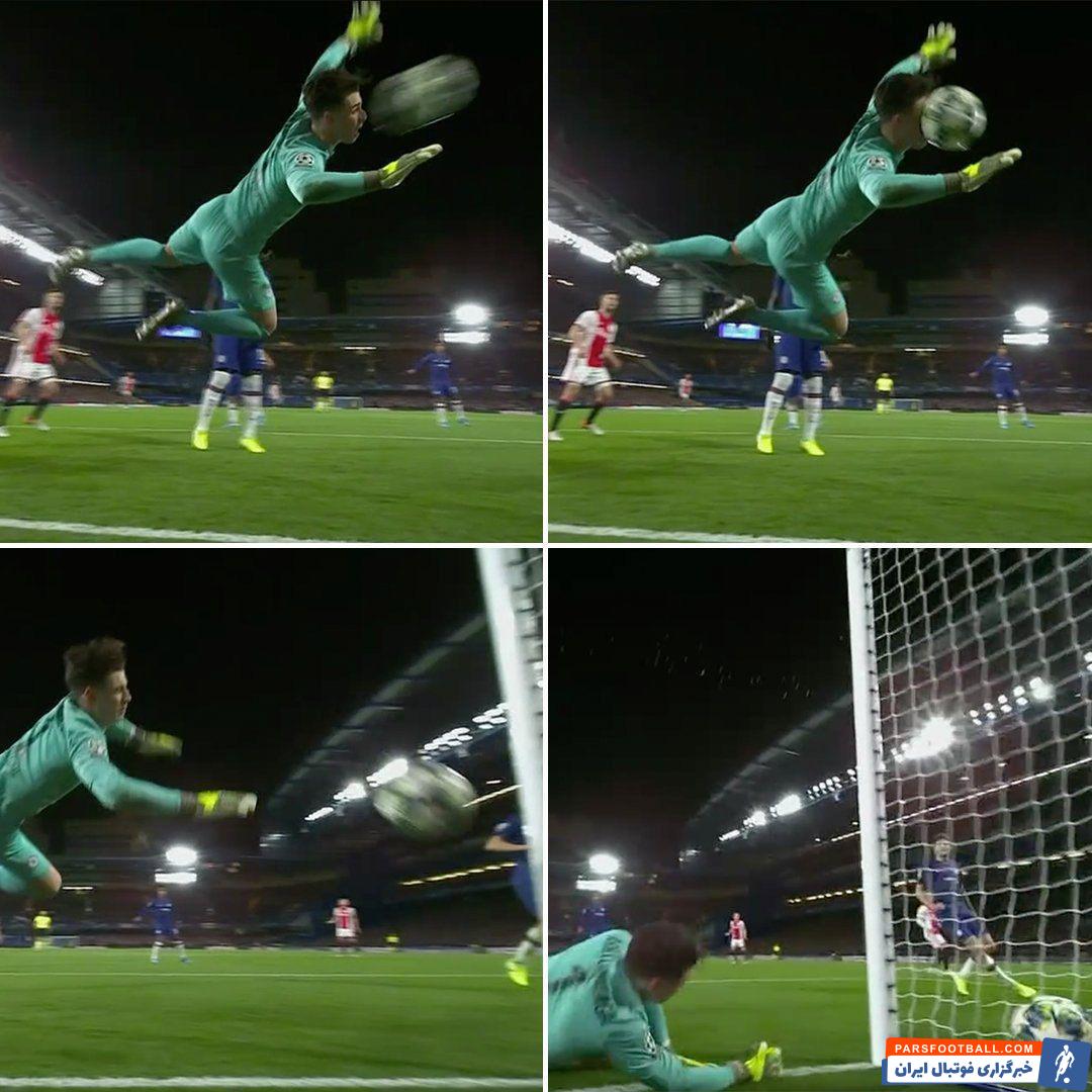 کپا در بازی ابتدای هفته چلسی در لیگ برتر مقابل واتفورد یک واکنش فوقالعاده در دقایق پایانی انجام داد تا پیروزی مهم تیمش حفظ شود.