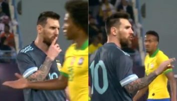 تصویری از لیونل مسی موجود است سرمربی تیم ملی برزیل مدعی شد لیونل مسی فوق‌ستاره آرژانتین در بازی دوستانه دو تیم به وی بی‌احترامی کرده است.