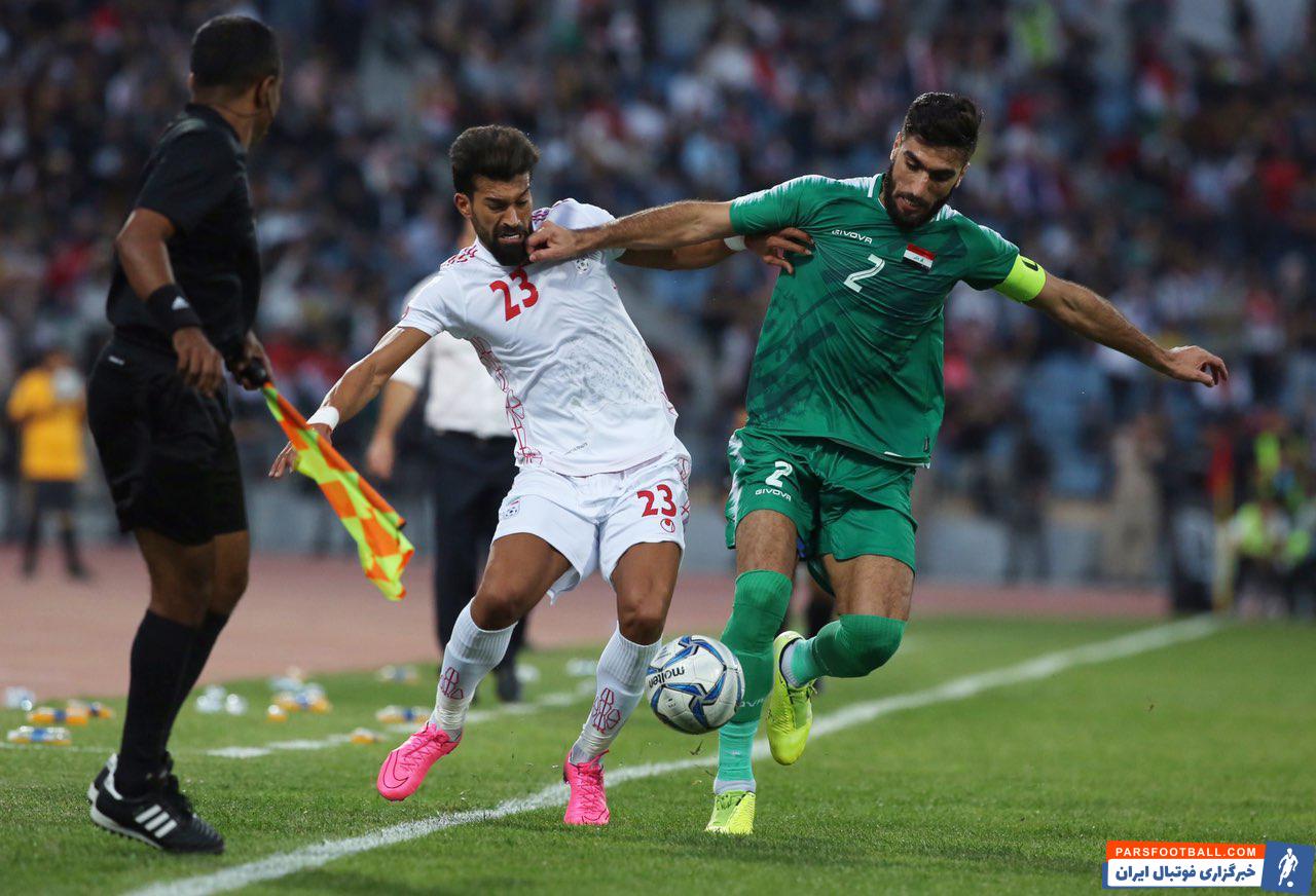 تیم ملی ؛ حبیب جعفر : به نظرم اگر بازی با ایران در بصره برگزار می شد پر گل تر پیروز می شدیم