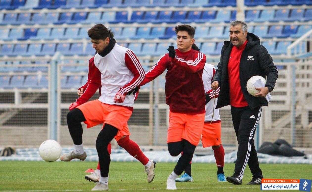 تراکتور ؛ انگیزه بالای ساکت الهامی در تمرین تراکتور