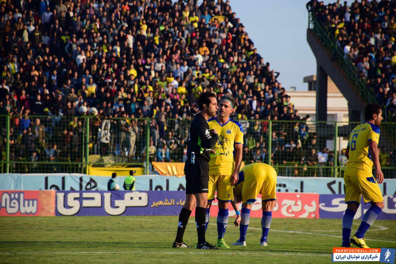 پرسپولیس ؛ برخورد رادوشویچ دروازه بان پرسپولیس با الیاس صالحی در محوطه جریمه