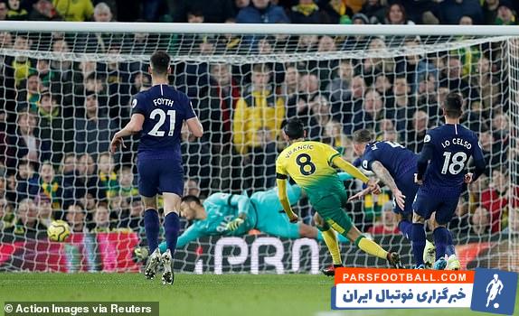 مورینیو ؛ اشتباه عجیب ژوان فویث مدافع تاتنهام در دیدار برابر نوریچ