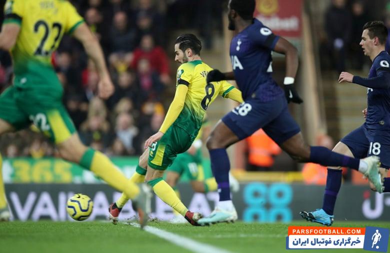 مورینیو ؛ اشتباه عجیب ژوان فویث مدافع تاتنهام در دیدار برابر نوریچ