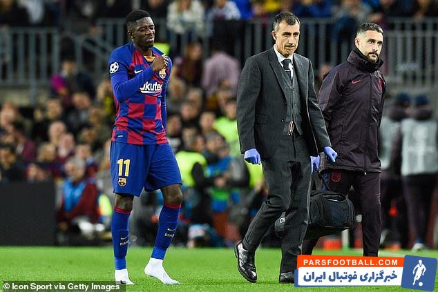 دمبله ؛ رضایت بارسلونا از روند بهبودی مصدومیت عثمان دمبله