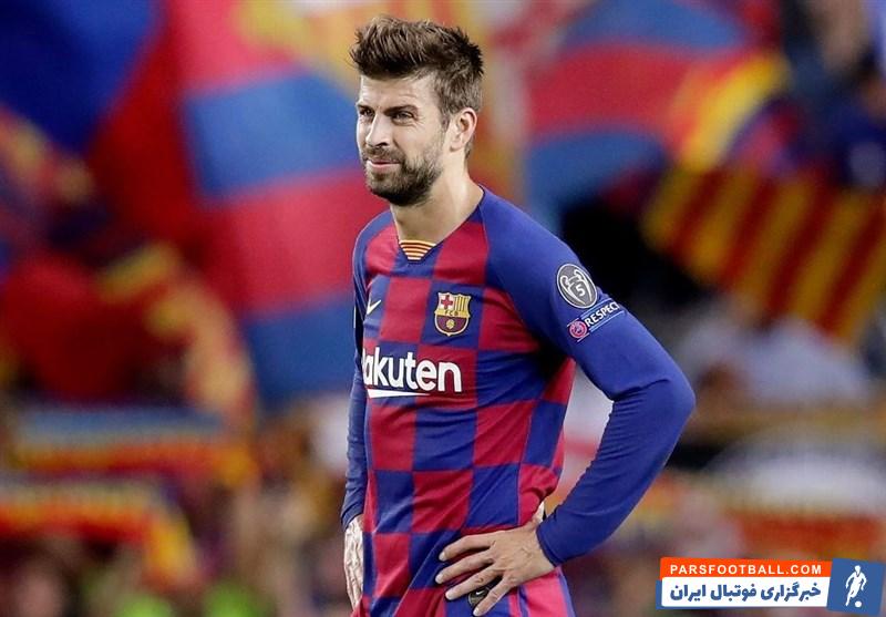 تصاویری از مصدومیت جرارد پیکه در دیدار برابر اتلتیکومادرید