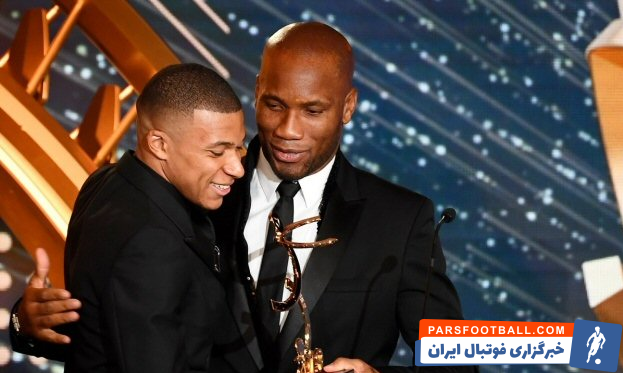 توپ طلا ؛ تصاویری از عکس یادگاری دروگبا در کنار کیلین ام باپه