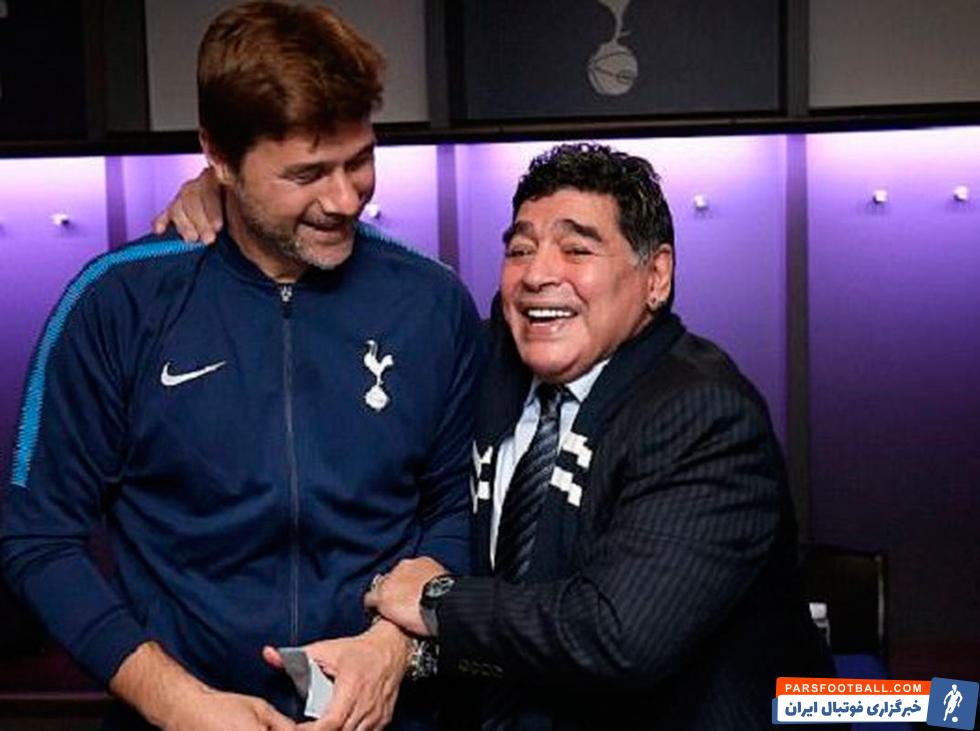 مارادونا : من دوست دارم مائوریسیو پوچتینو به بوکاجونیورز برود