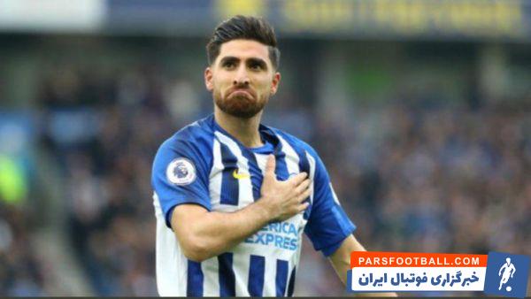 بارتاب اشک های جهانبخش پس از اولین گل برای برایتون در رسانه های مهم جهان