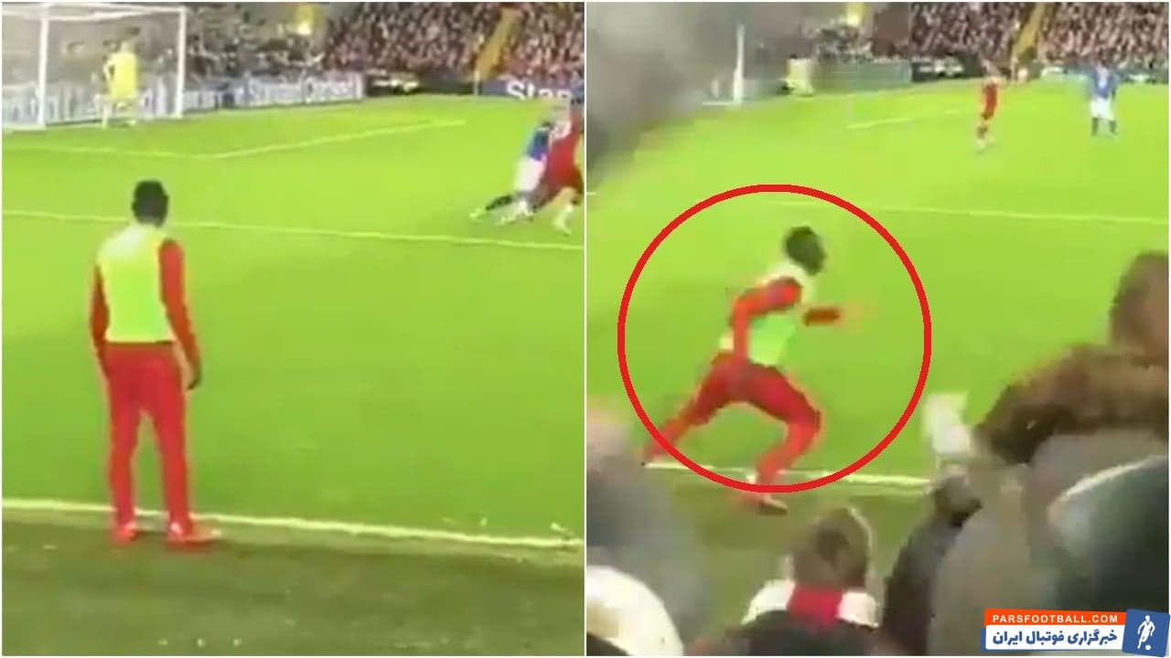 سادیو مانه ، ستاره سنگالی لیورپول، بعد از گلزنی همتیمی خود یعنی کورتیس جونز و در حالی که مشغول گرم کردن بود، واکنش جالبی نشان داد.