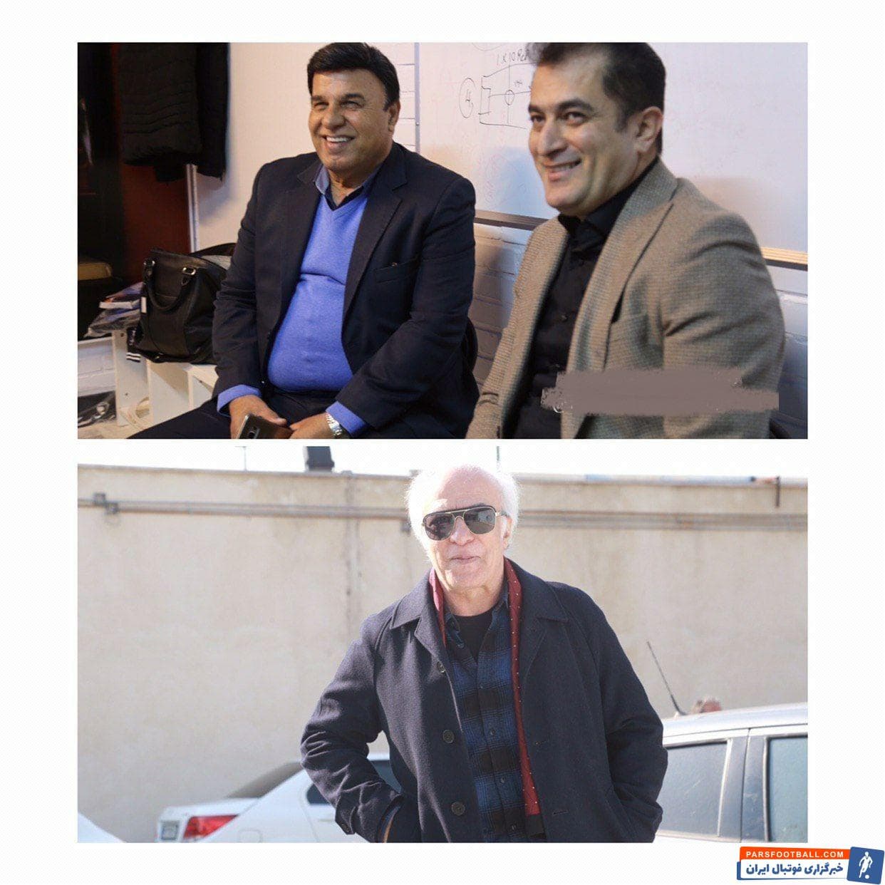 نصرالله عبدالهی به عنوان سرپرست سابق استقلال در کنار پرویز مظلومی سرمربی سال های گذشته امروز در محل تمرینات استقلال حضور یافتند.
