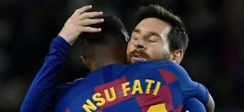 آنسو فاتی ستاره بارسا در بازی دیشب مقابل لوانته بود و با دو گل خود باعث پیروزی تیمش شد. این ممکن نمی شد مگر با دو پاس گل مسی.