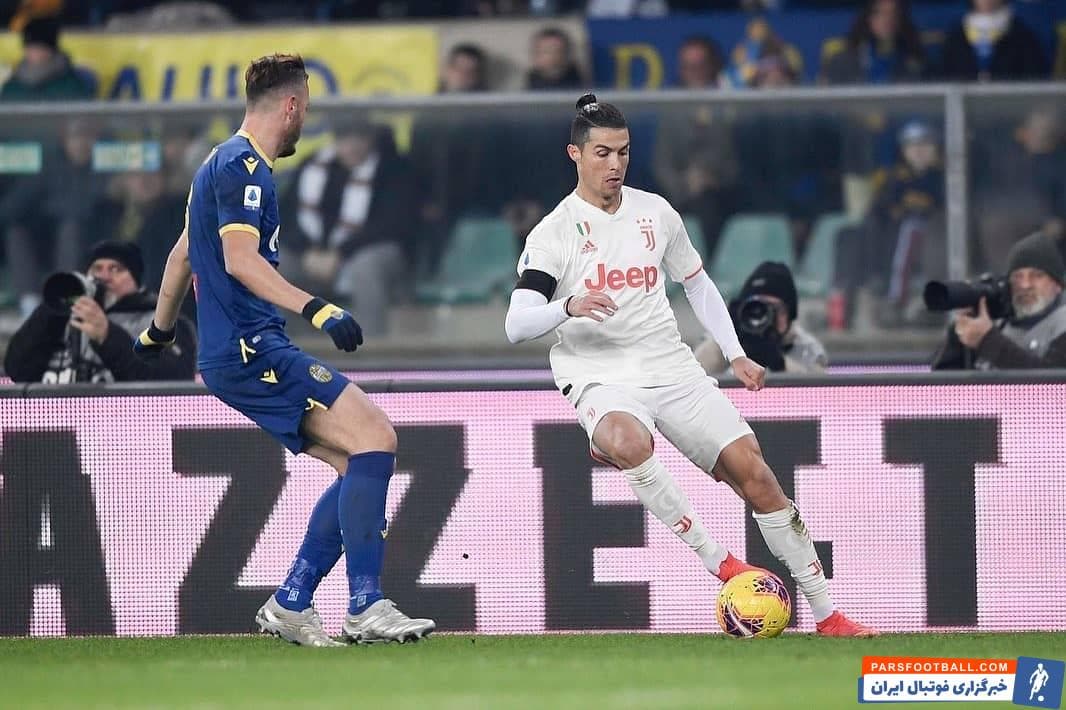 کریس رونالدو با گلزنی در دیدار مقابل ورونا، به اولین بازیکن تاریخ یووه تبدیل شد که در 10 دیدار پیاپی موفق به باز کردن دروازه حریفان شد.