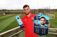 برونو فرناندس پرتغالی شروع فوقالعادهای در لیگ برتر انگلیس داشت و در نخستین ماه حضورش در این لیگ جایزه بازیکن ماه را دریافت کرد.