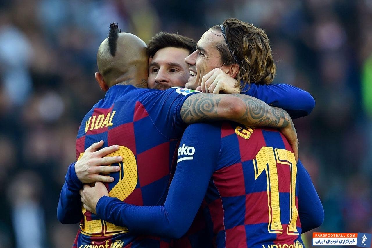 بارسلونا ؛ تمرین ستاره های بارسلونا در خانه در حالت قرنطینه