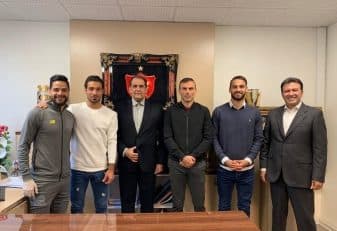 دیدار عجیب مدیران پرسپولیس با کاپیتان های تیم در روزهای کرونایی + عکس