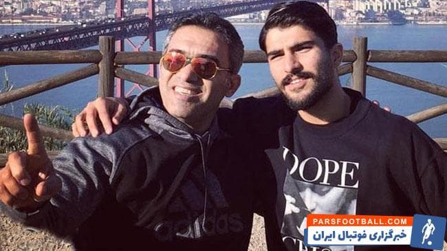 امیر عابدزاده ؛ به انتشار عکس های خود همراه با پدرش احمدرضا عابدزاده در تیم پرسپولیس پرداخت