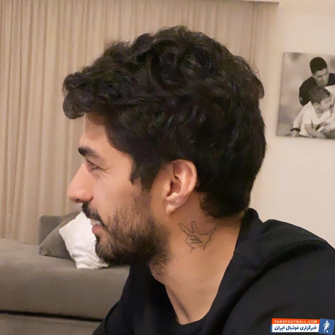 انتشار عکسی از لوییز سوارز با موهایی بلندتر از حالت عادی