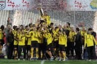 سپاهان توسط بولکو، ابراهیمی و خلعتبری 3 پنالتی اول خود را گل کرد تا اینکه پنالتی چهارم به احسان حاج صفی رسید و او میتوانست با گل کردن توپ کار را تمام کند.