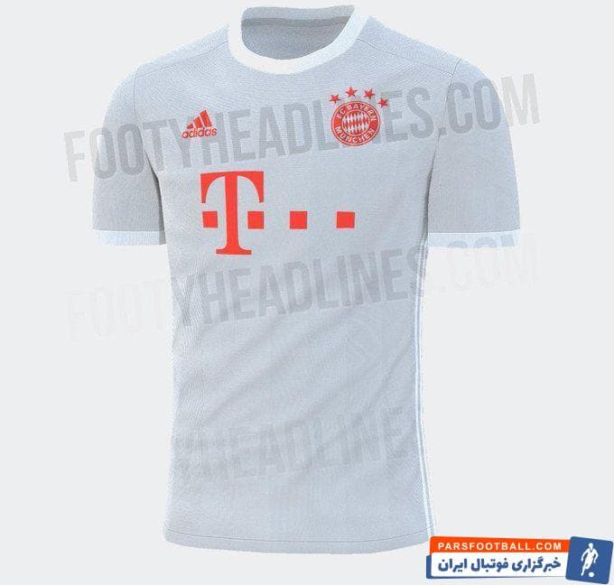 از لباس جدید بایرن مونیخ رونمایی شد در همین رابطه فوتی هدلاینز از پیراهن دوم و خارج از خانه بایرن مونیخ برای رقابتهای فصل آینده نیز رونمایی کرده است.