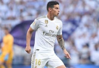 خامس رودریگس هافبک کلمبیایی تیم فوتبال رئال مادرید