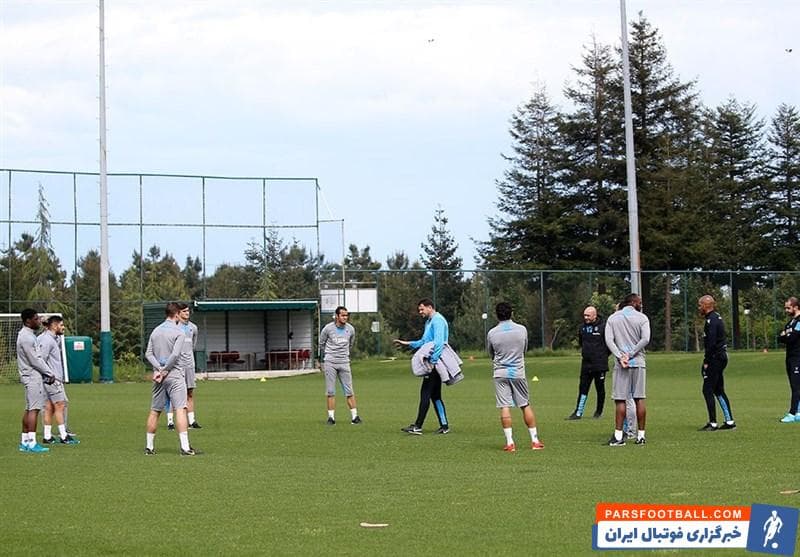 نخستین تمرین ترابزوناسپور پس از ۴۵ روز + عکس
